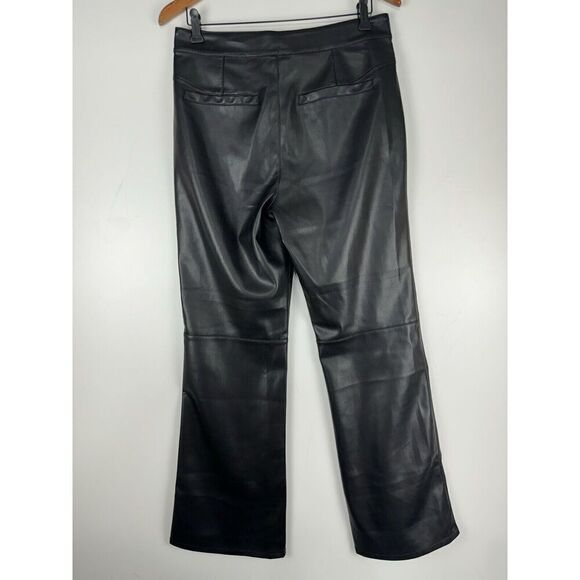 Free People We The Free Uptown High Rise Faux Leather Pant, Size 10 - Picture 9 of 11